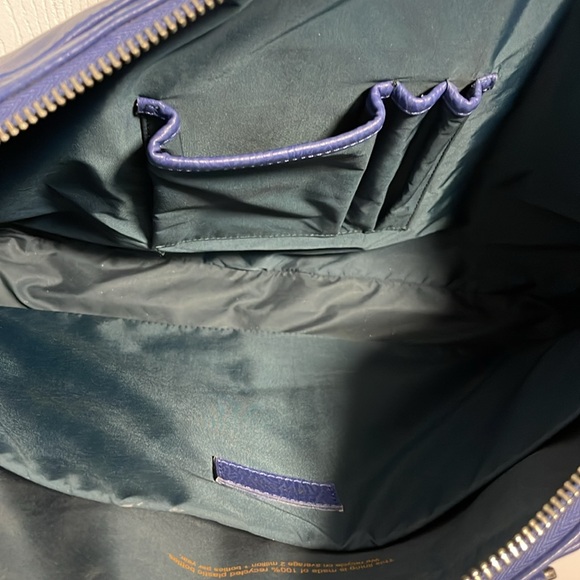 Matt and Nat Laptop bag blue Vegan Briefcase style bag - Picture 10 of 12